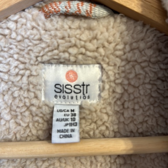 Sisstr evolution plaid blue Sherpa lined jacket - medium - Picture 4 of 14